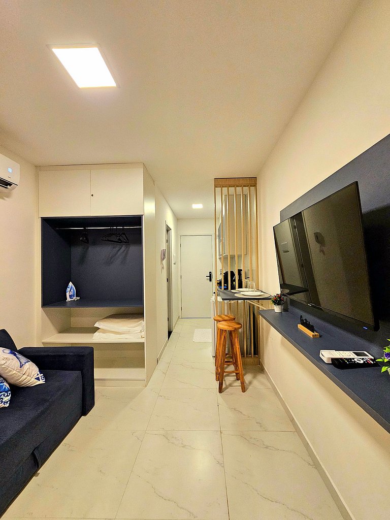 Moderno e equipado no Centro de Porto de Galinhas.