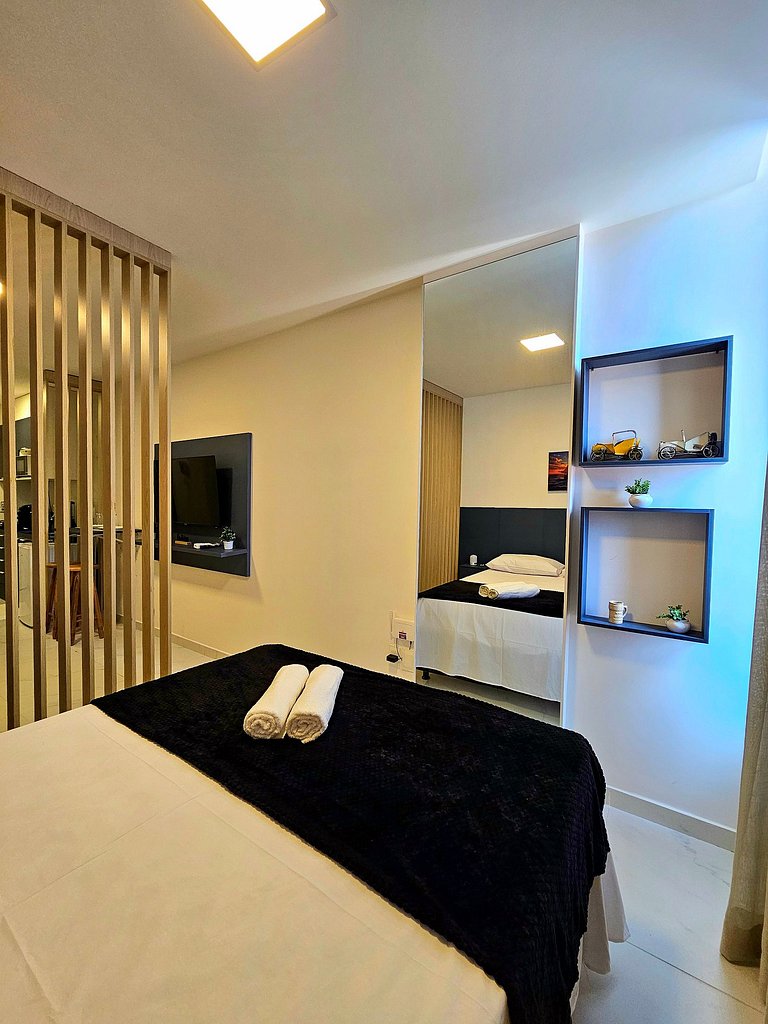 Moderno e equipado no Centro de Porto de Galinhas.