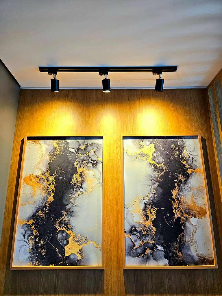 Luxo com varanda gourmet no BC Summer #302A