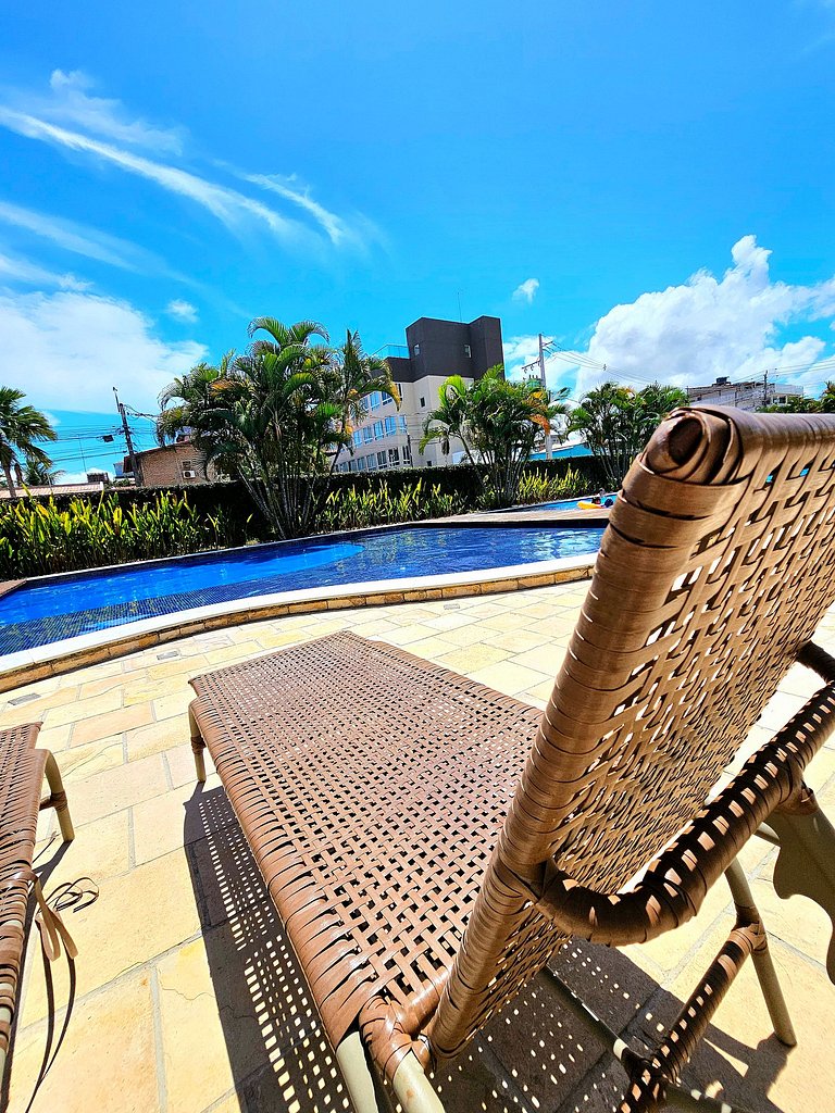 Luxuoso Studio c/ área gourmet no Centro de Porto