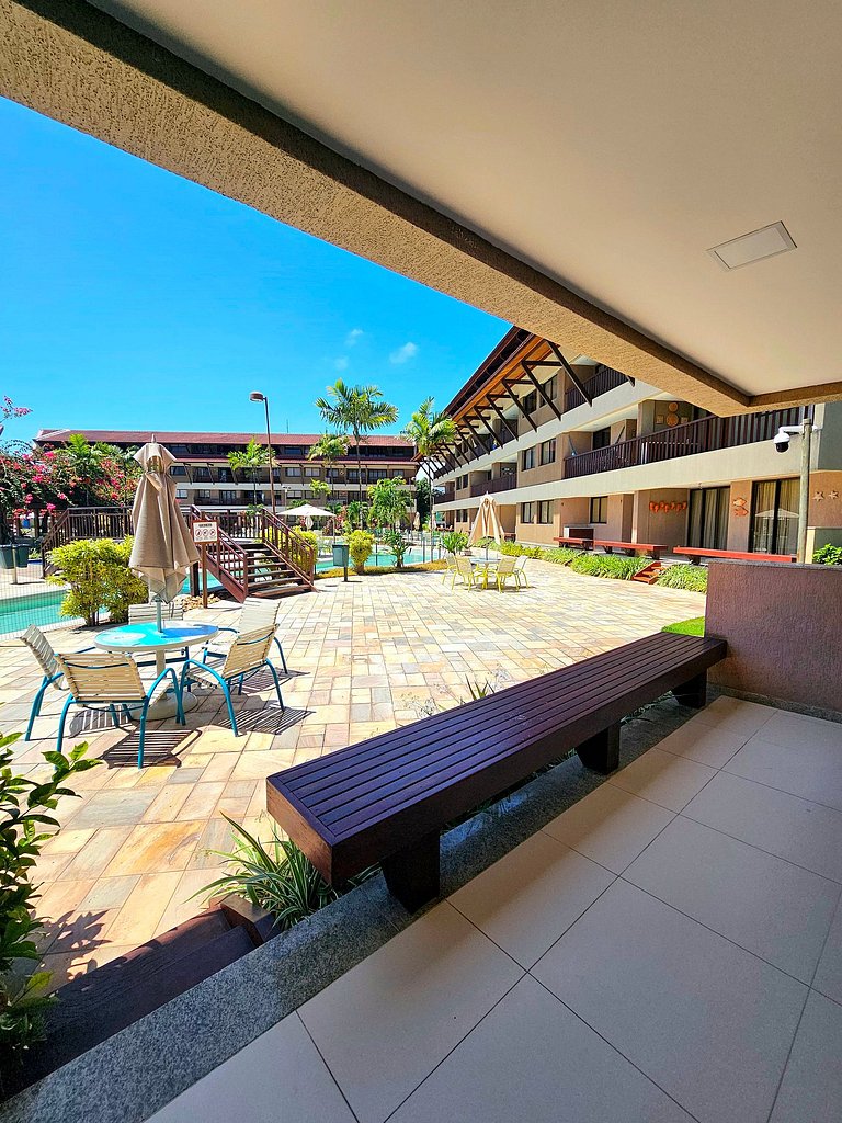 Aconchegante e equipado no Oka Beira-mar Muro Alto