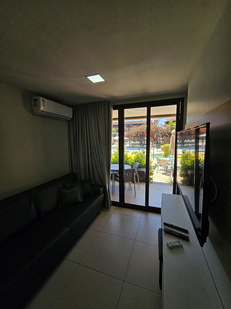 Aconchegante e equipado no Oka Beira-mar Muro Alto