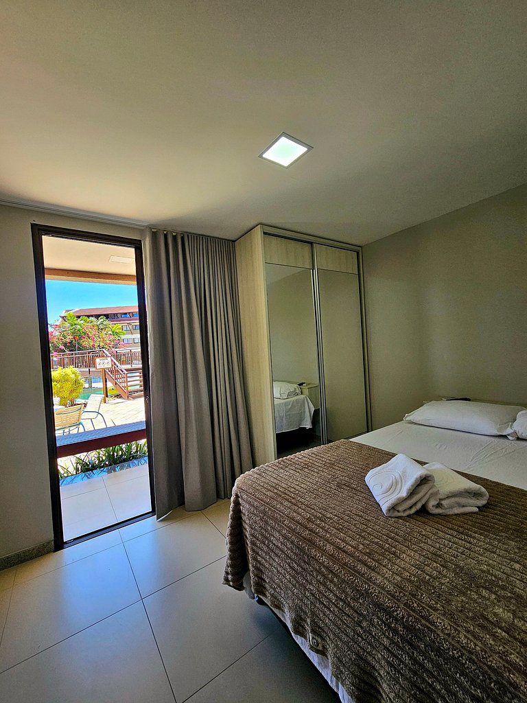 Aconchegante e equipado no Oka Beira-mar Muro Alto