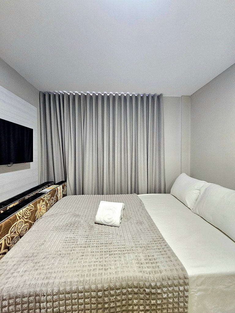 Aconchegante e equipado no Oka Beira-mar Muro Alto