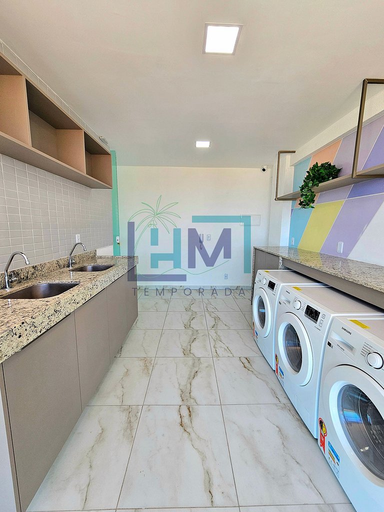 Luxuoso e Completo no Waikiki Garden (COM e SEM Piscina priv