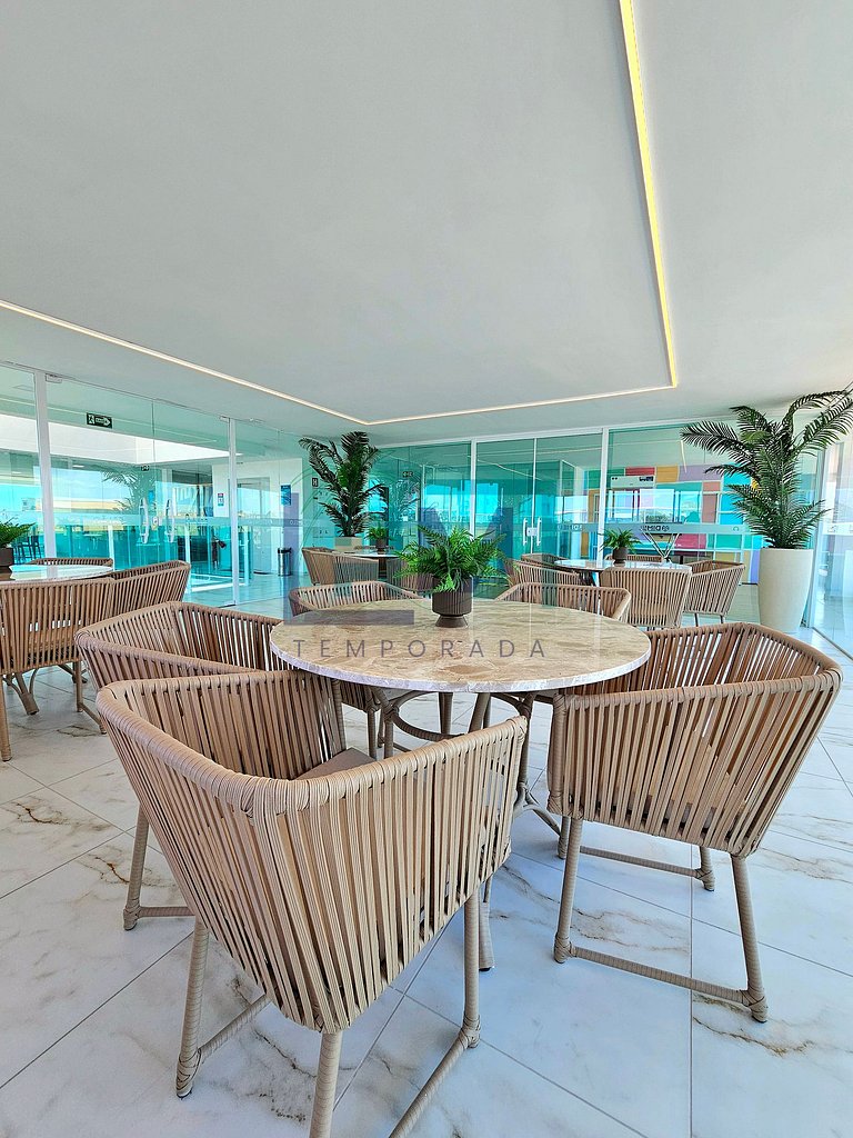 Luxuoso e Completo no Waikiki Garden (COM e SEM Piscina priv