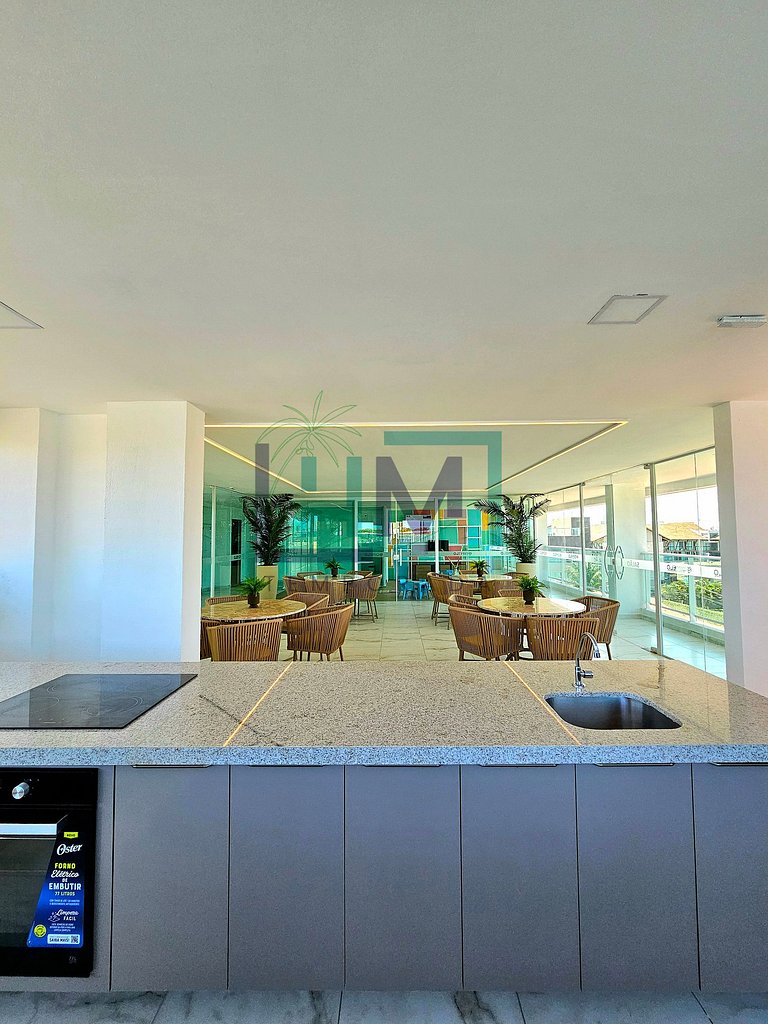 Luxuoso e Completo no Waikiki Garden (COM e SEM Piscina priv