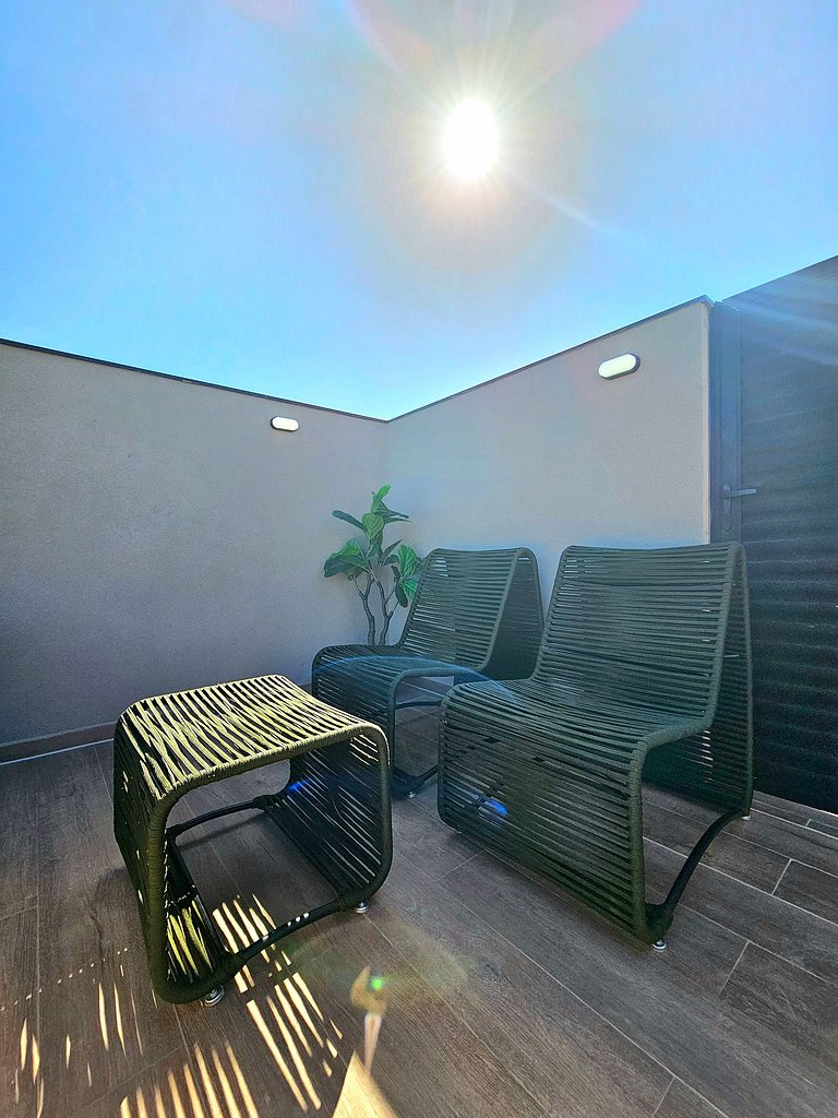 Rooftop com piscina privativa, Muro Alto, Cais Eco