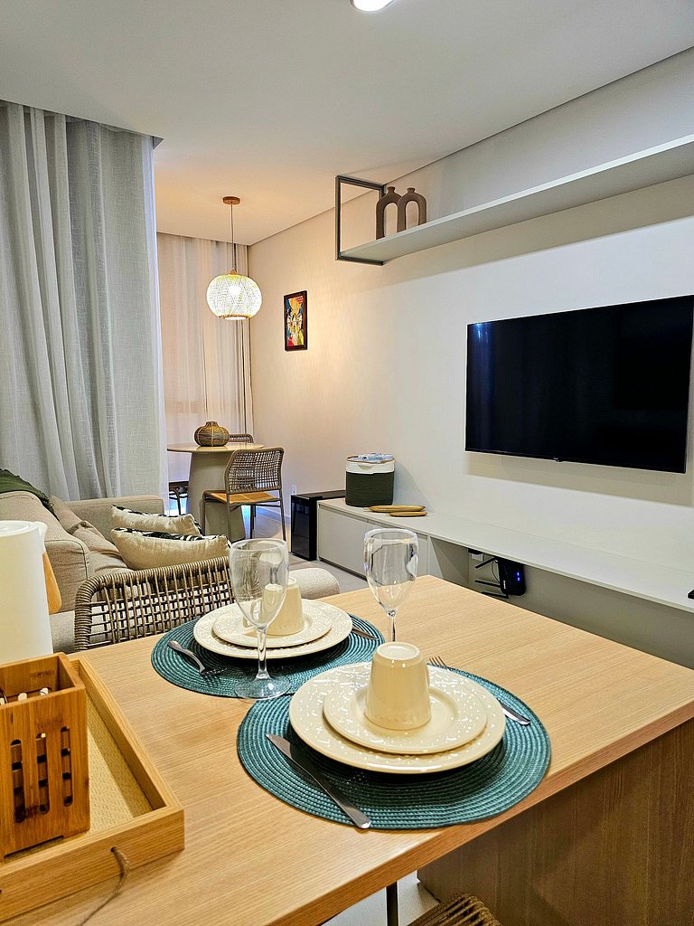 Rooftop com piscina privativa, Muro Alto, Cais Eco