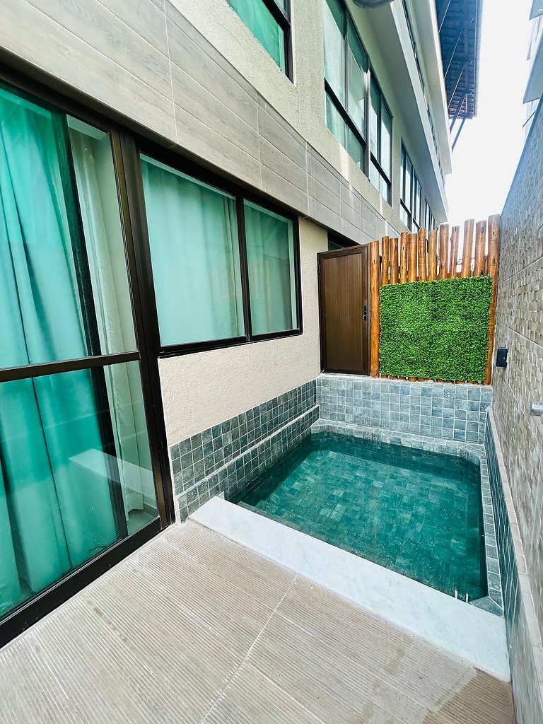 Estiloso 1 quarto com Piscina privativa em Porto