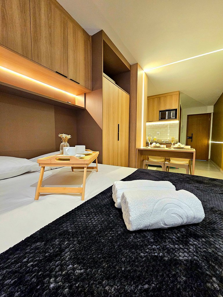 Luxo com Piscina privativa no Cupe #106