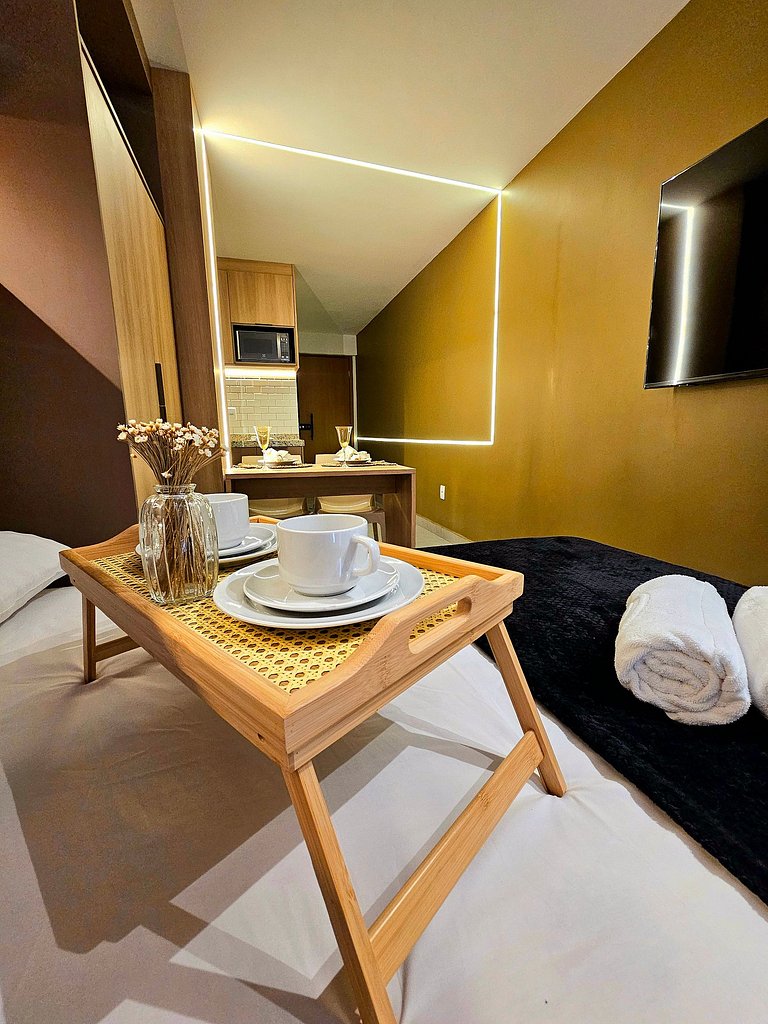 Luxo com Piscina privativa no Cupe #106