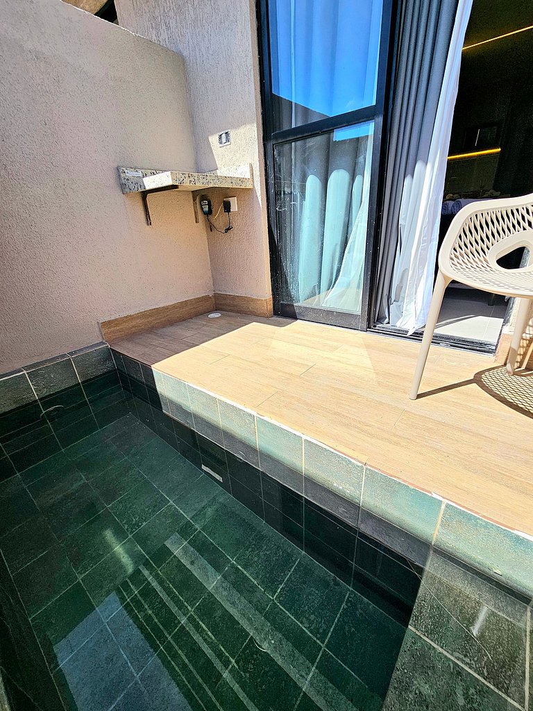 Luxo com Piscina privativa no Cupe #106