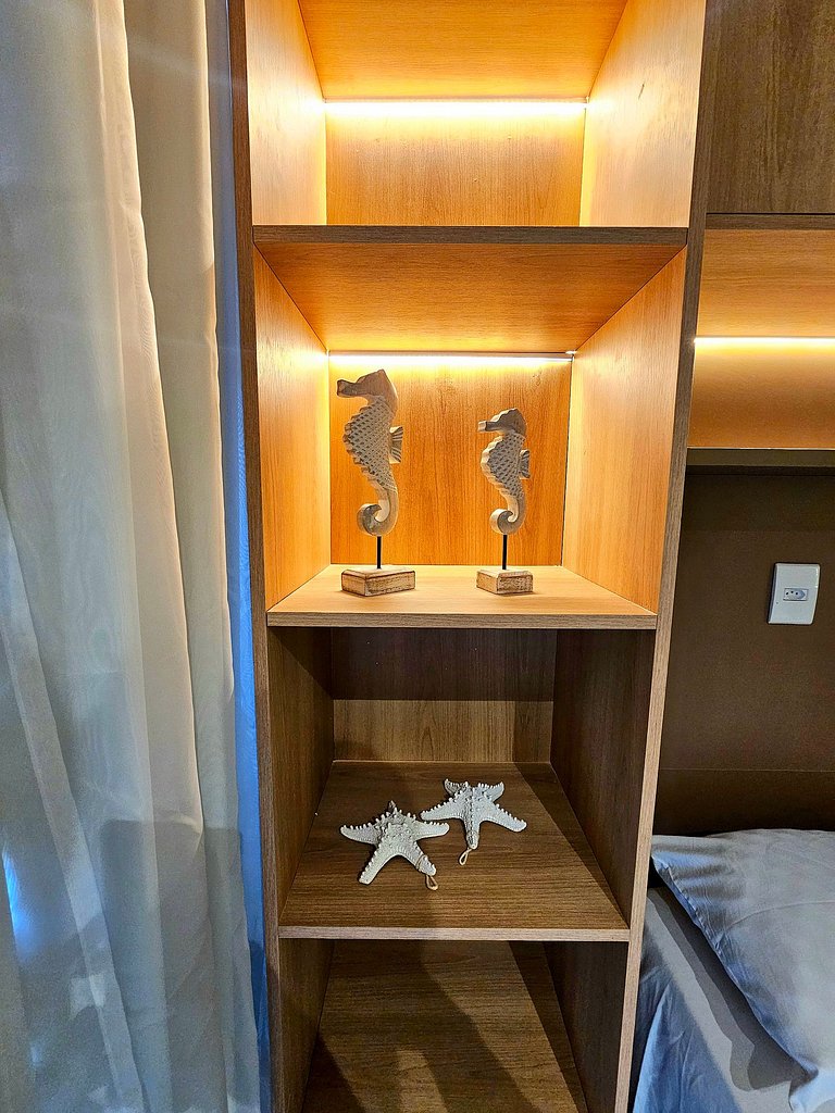 Luxo com Piscina privativa no Cupe #106