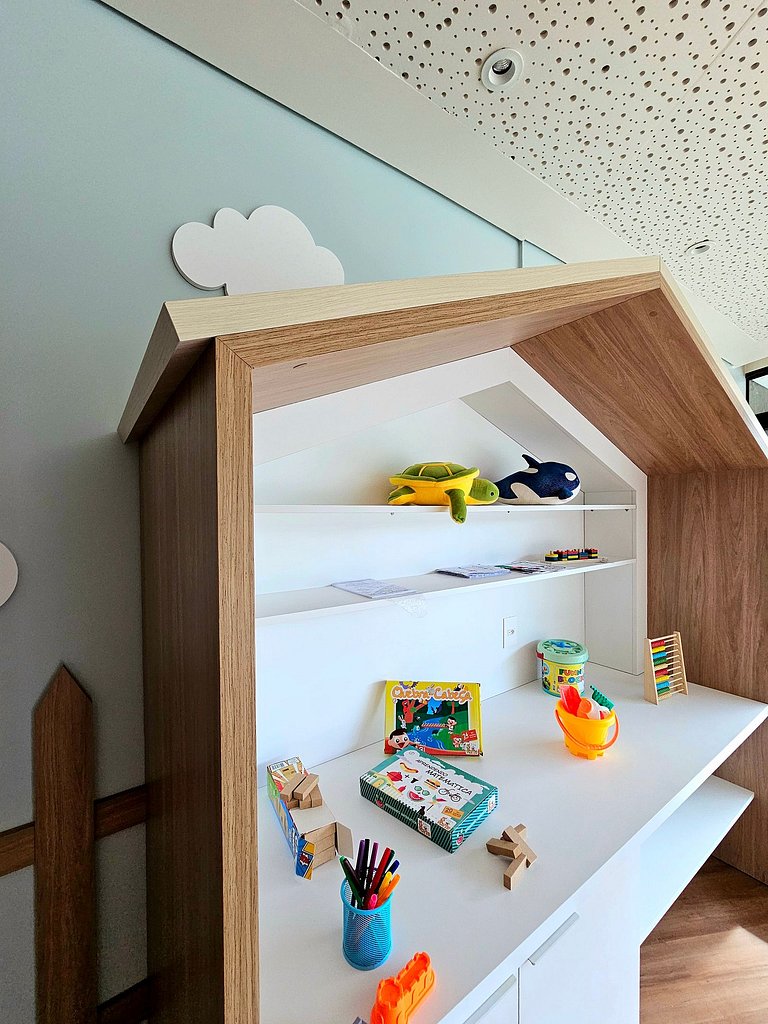 Estilo e conforto com varanda gourmet no Verano