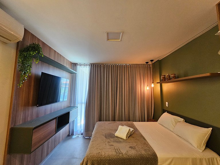 Luxo Verde com varanda gourmet no Summer #112D