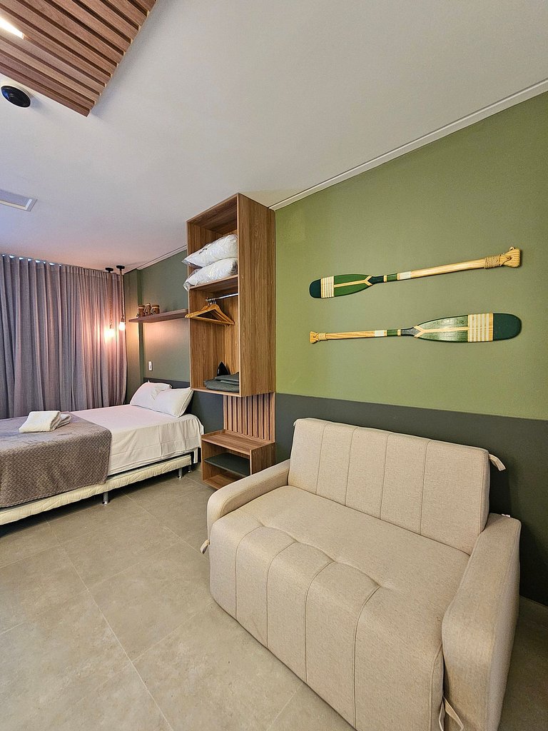 Luxo Verde com varanda gourmet no Summer #112D