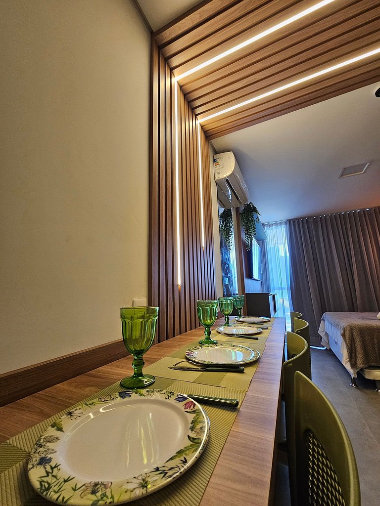 Luxo Verde com varanda gourmet no Summer #112D