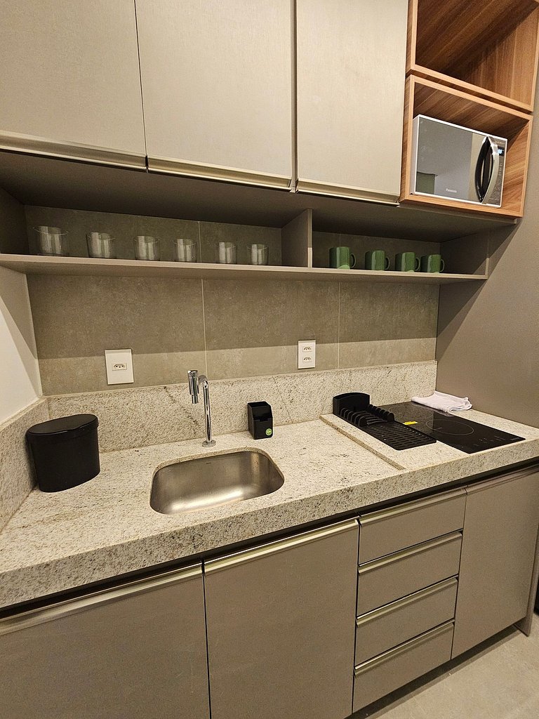 Luxo Verde com varanda gourmet no Summer #112D