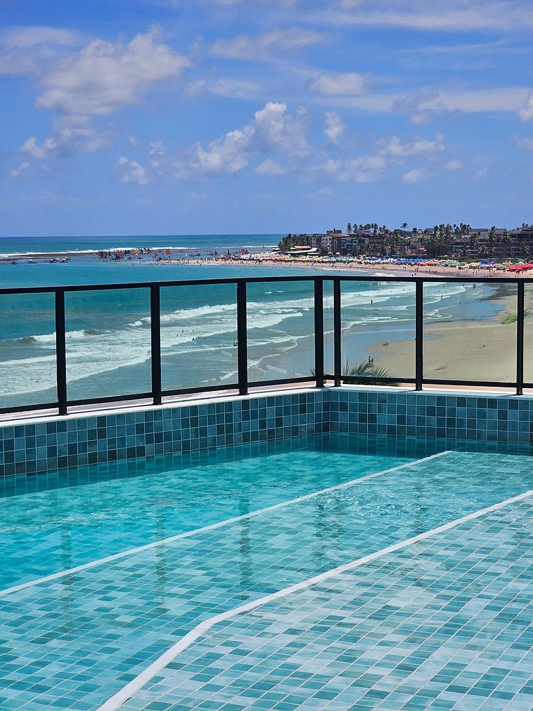 Luxo e Incrível Vista Mar no Vila Porto #305