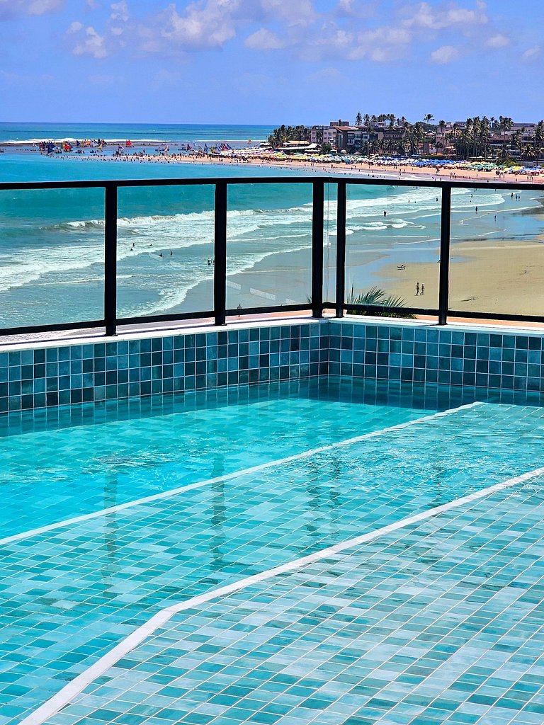 Luxo e Incrível Vista Mar no Vila Porto #305