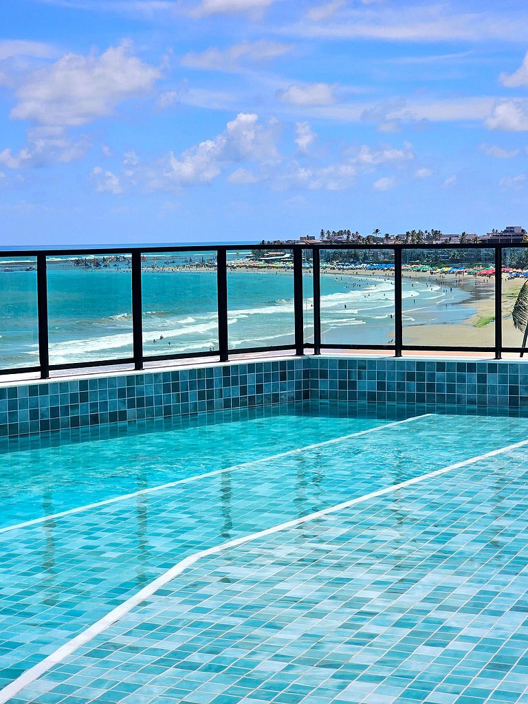 Luxo e Incrível Vista Mar no Vila Porto #305