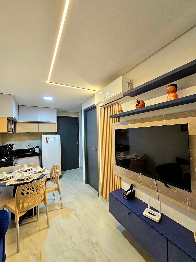 Luxo e Incrível Vista Mar no Vila Porto #305