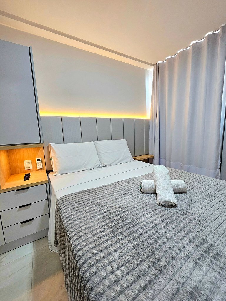 Luxo e Incrível Vista Mar no Vila Porto #305