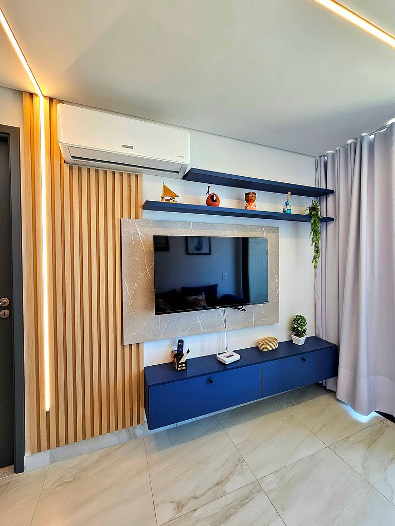 Luxo e Incrível Vista Mar no Vila Porto #305