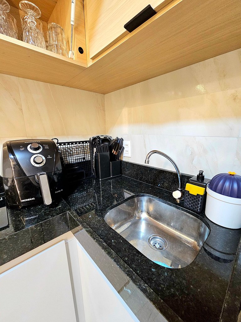 Luxo e Incrível Vista Mar no Vila Porto #305