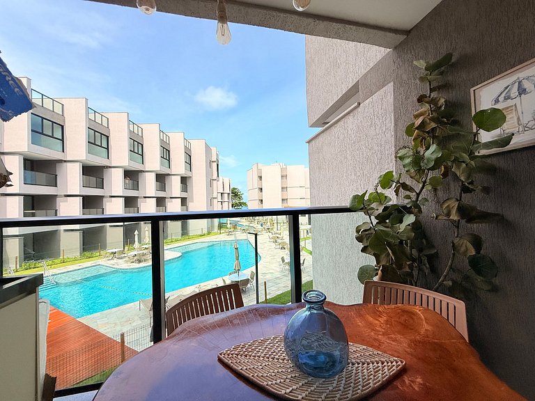 Incrível Flat no NoMar Pé na Areia Carneiros