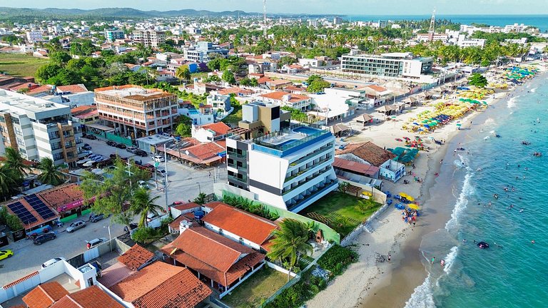 Equipado e Moderno no Prime Beach Pé na Areia