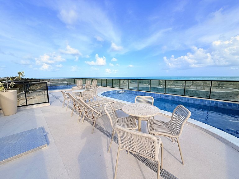 Equipado e Moderno no Prime Beach Pé na Areia