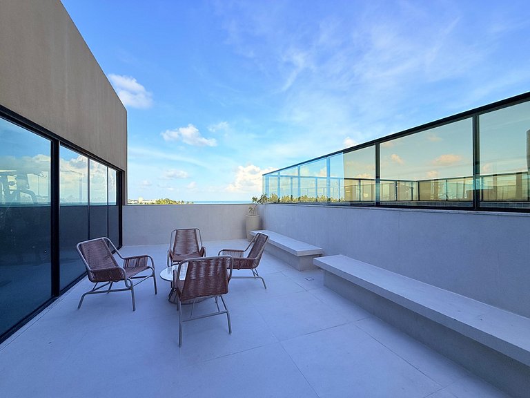 Equipado e Moderno no Prime Beach Pé na Areia