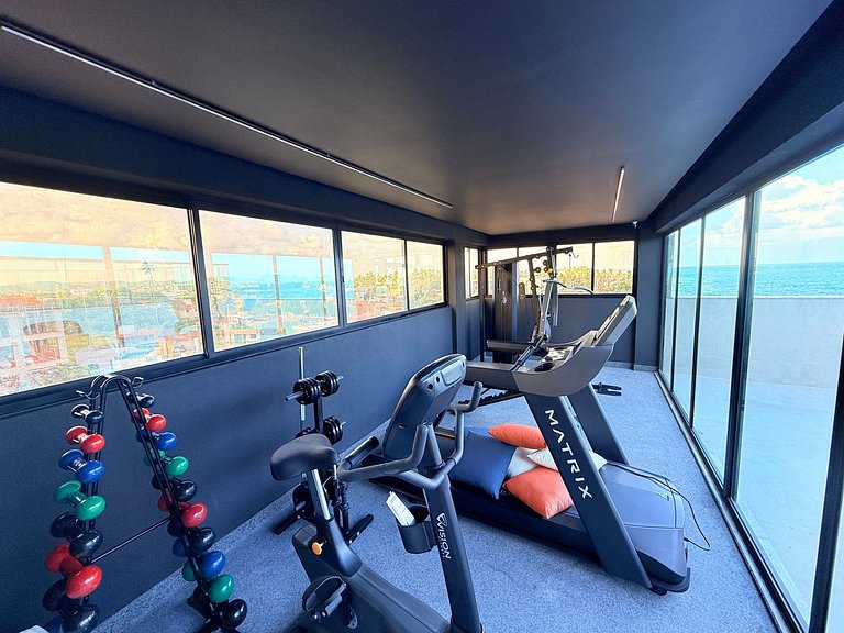 Equipado e Moderno no Prime Beach Pé na Areia