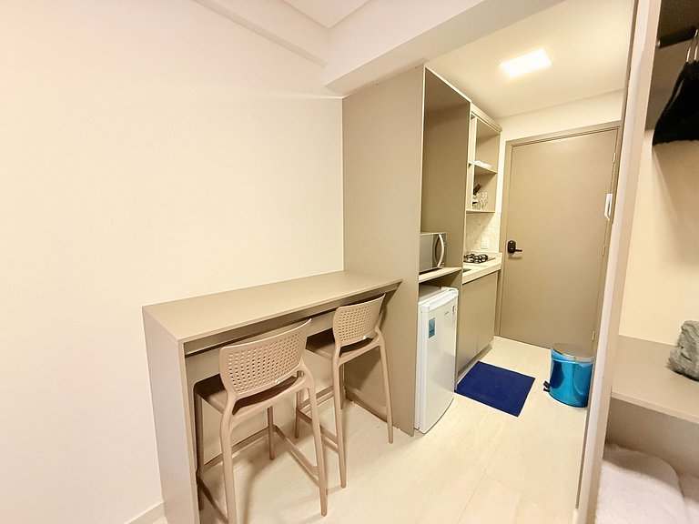 Equipado e Moderno no Prime Beach Pé na Areia