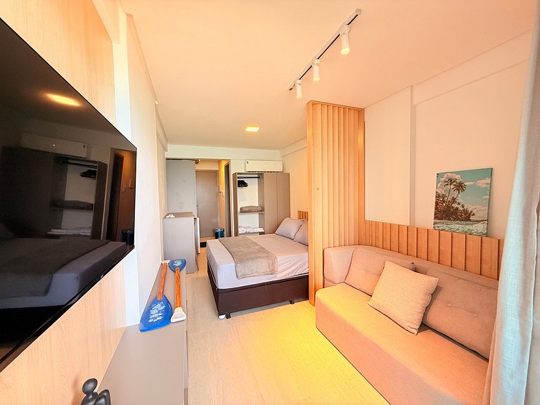 Equipado e Moderno no Prime Beach Pé na Areia