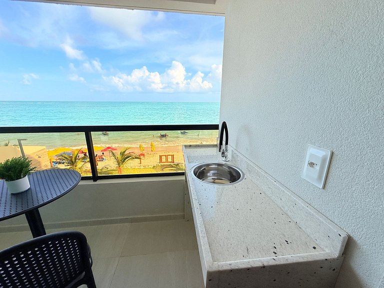 Equipado e Moderno no Prime Beach Pé na Areia