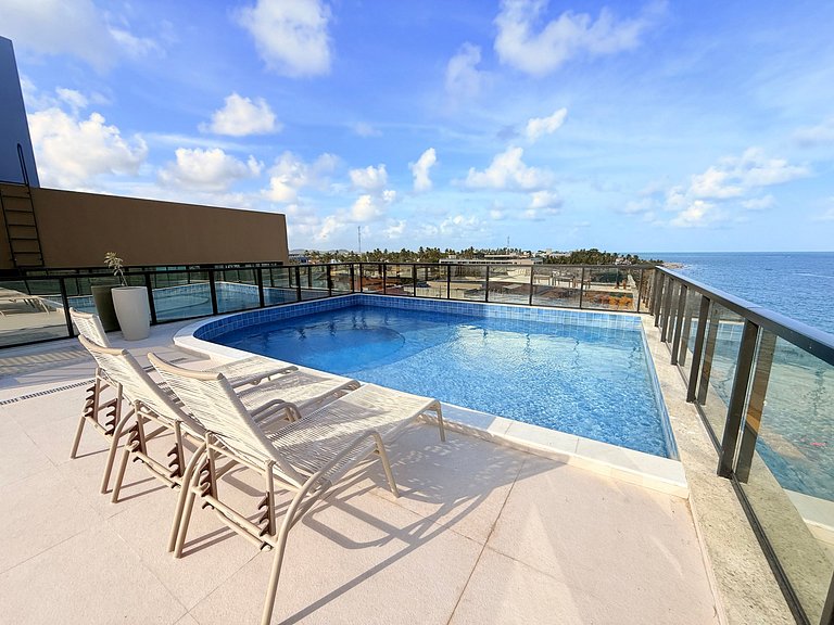 Equipado e Moderno no Prime Beach Pé na Areia