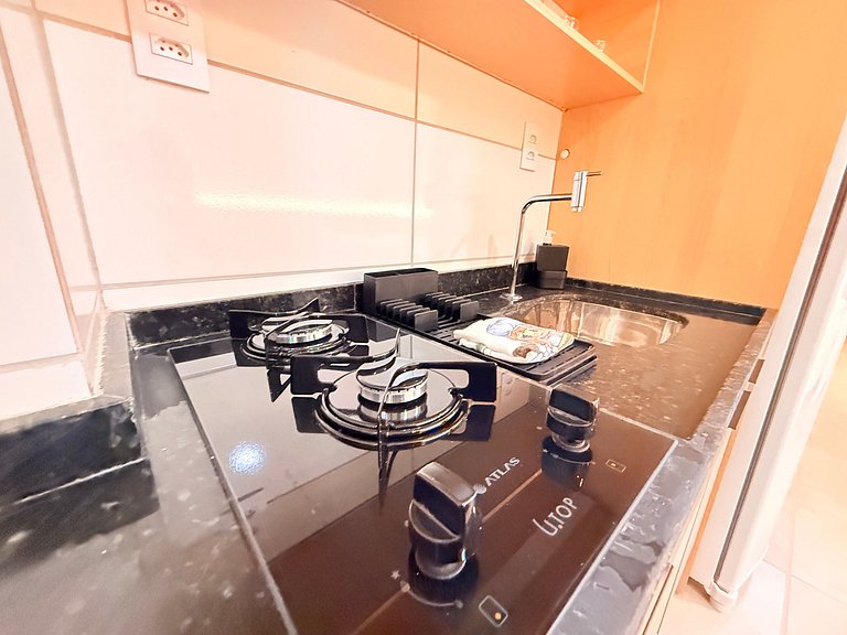 Incrível studio com Hidro Privativa Carneiros #5E