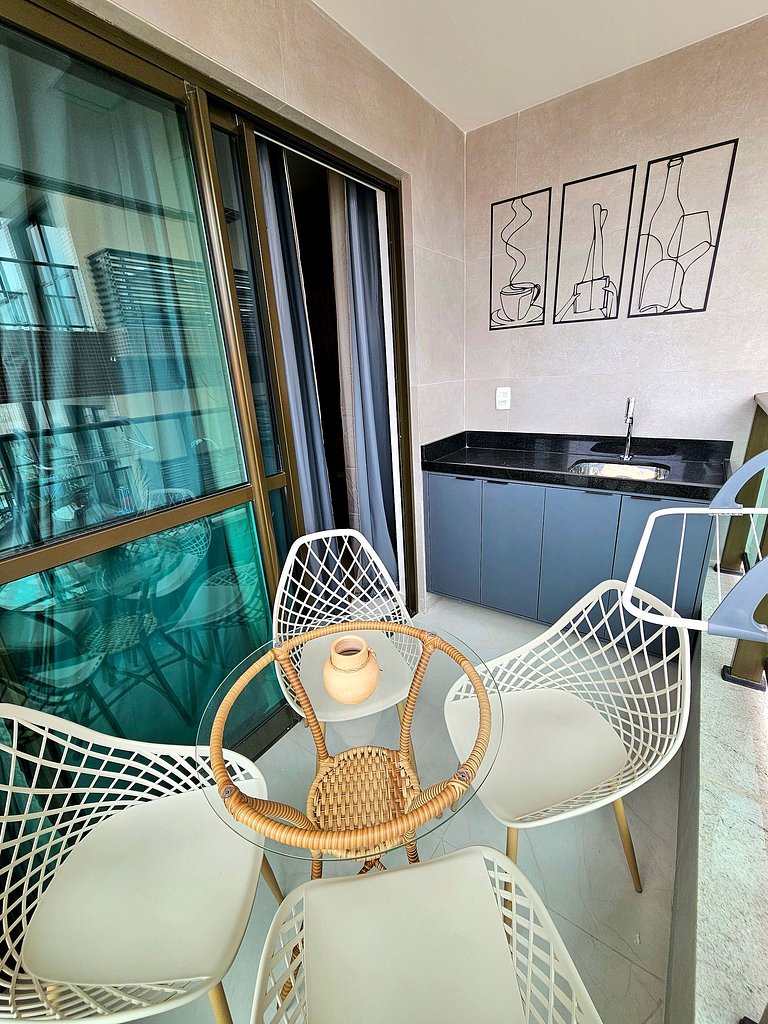 Moderno e Equipado, Centrinho de Porto Ibiza #102