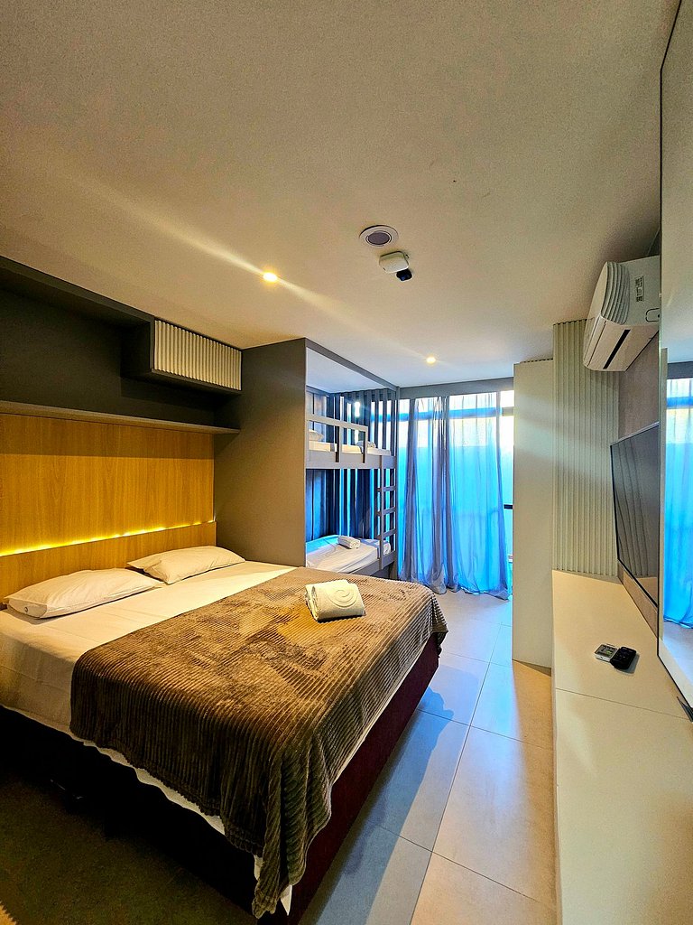 Moderno e Equipado no Cupe com Piscina Privativa