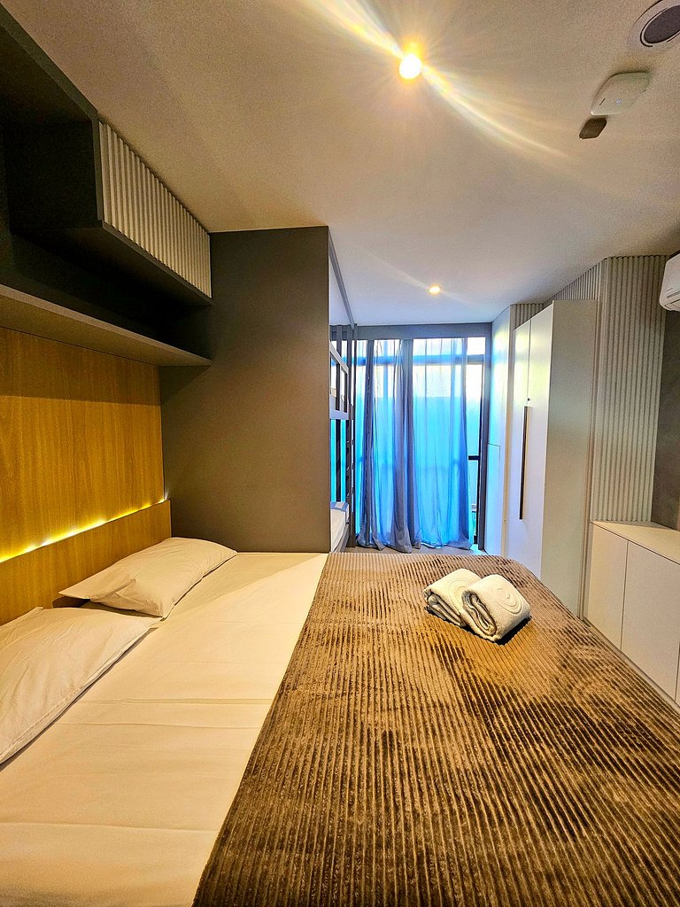 Moderno e Equipado no Cupe com Piscina Privativa