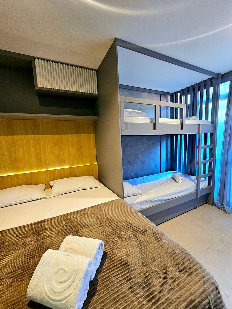 Moderno e Equipado no Cupe com Piscina Privativa