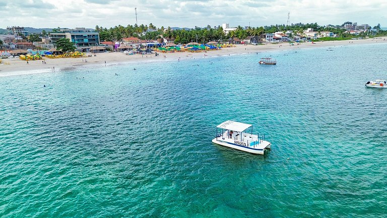 Equipado e Moderno no Prime Beach Pé na Areia