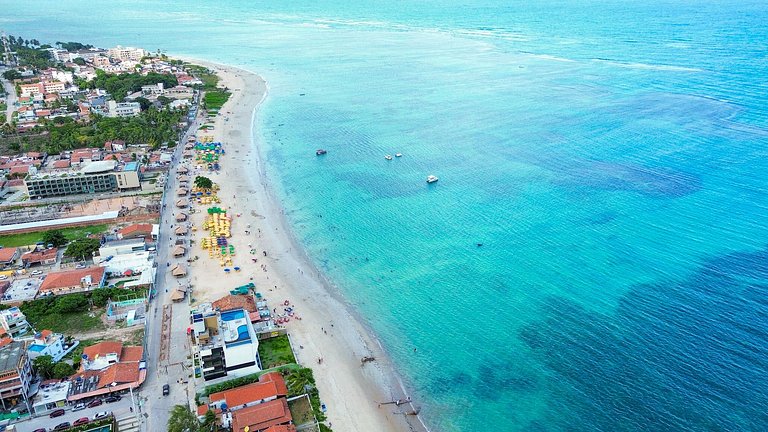 Equipado e Moderno no Prime Beach Pé na Areia