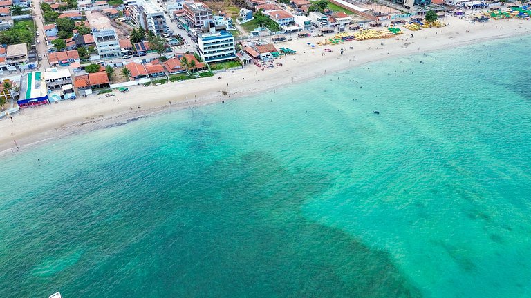 Equipado e Moderno no Prime Beach Pé na Areia
