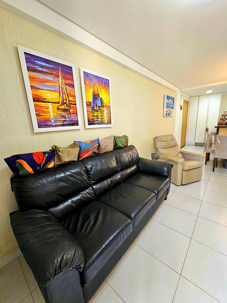 Luxuoso térreo 3q à Beira-mar no Cupe - Ecolife