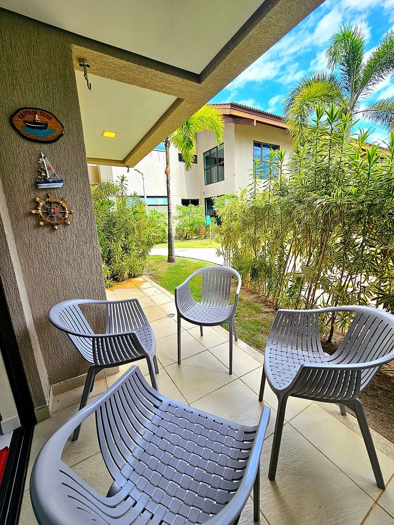 Luxuoso térreo 3q à Beira-mar no Cupe - Ecolife