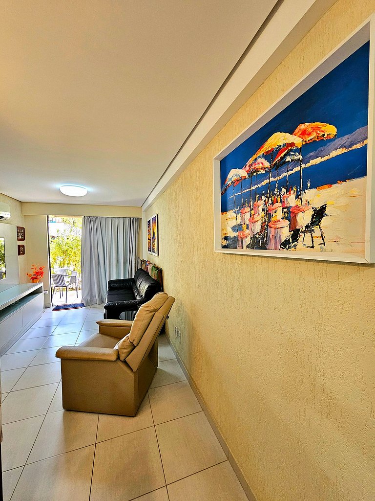 Luxuoso térreo 3q à Beira-mar no Cupe - Ecolife